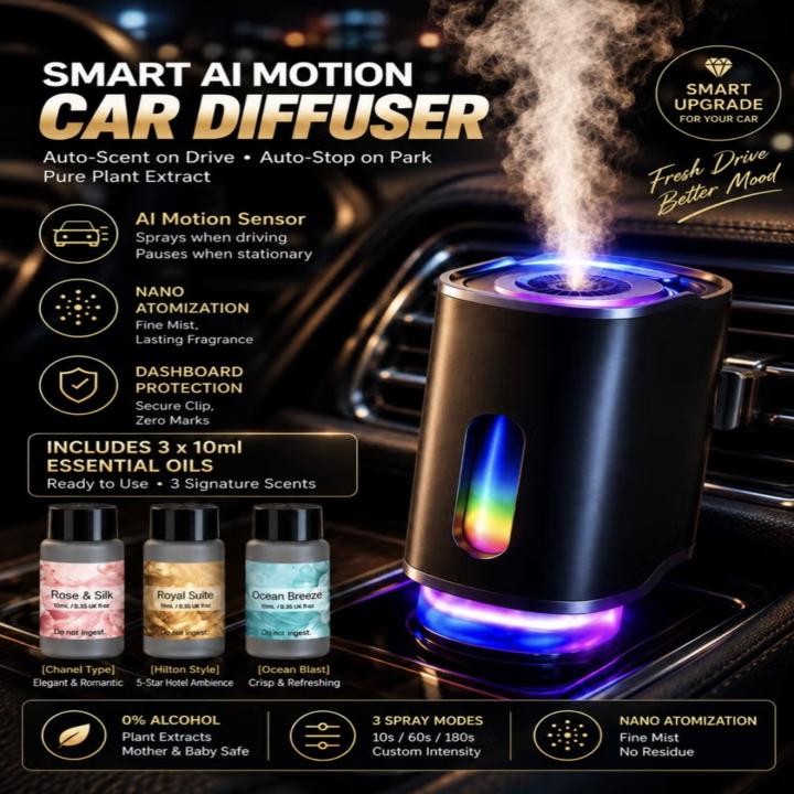 Smart AI Motion Car Diffuser