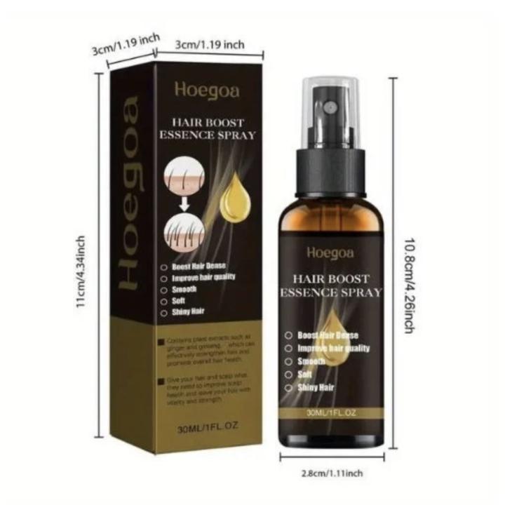 Hoegoa 30ml Ginger Hair Boost Essence Spray & Care Serum